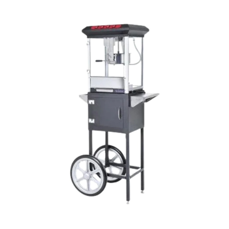 By Kitchen DPM-KA-S Arabalı Patlamış Mısır (Popcorn) Makinesi - Siyah