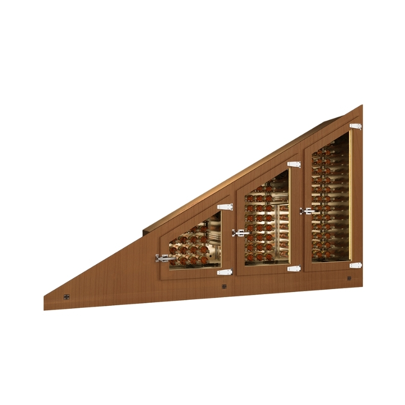 Frenox MRD10 Ankastre Ahşap Kaplama Şarap Dolabı