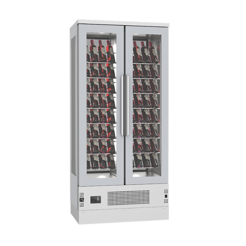 Frenox WN10-2-VB Çift Kapılı Çift Taraflı Şarap Dolabı