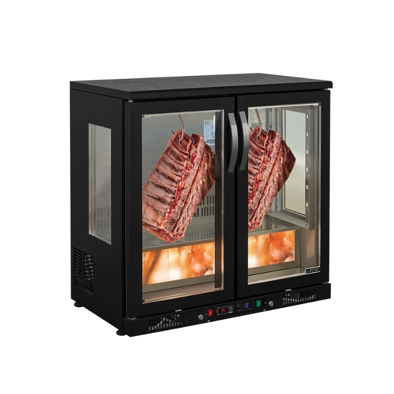 Frenox SY250-G-HM Özel Tuzlu Çift Kapılı Dry Age Et Dinlendirme Dolabı