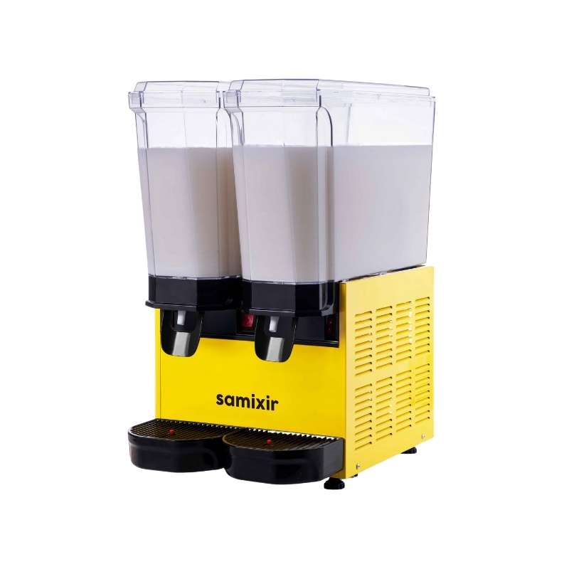 Samixir 40-MMB Klasik Twin Karıştırcılı 20+20 Lt. Soğuk İçecek Dispenseri - Siyah