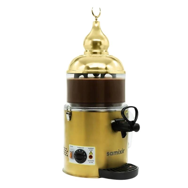 Samixir SC05-G Panamorik 5 Lt. Karıştırıcılı Sıcak İçecek Dispenseri - Gold