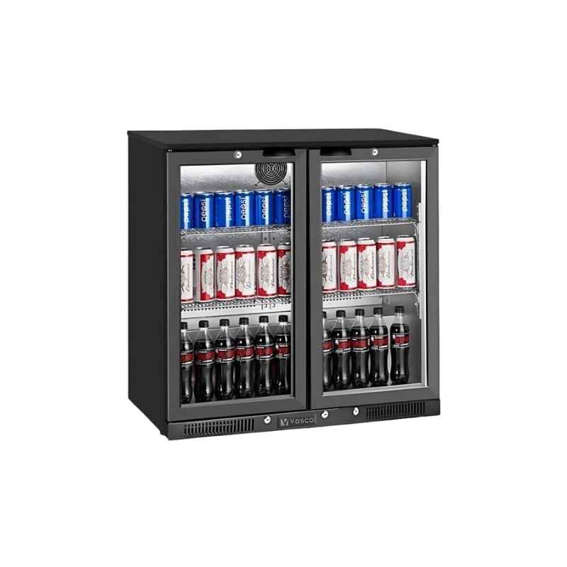 Vosco VBBC-250SS 238 Lt Çift Sürgü Kapılı Bar Altı Şişe Soğutucu