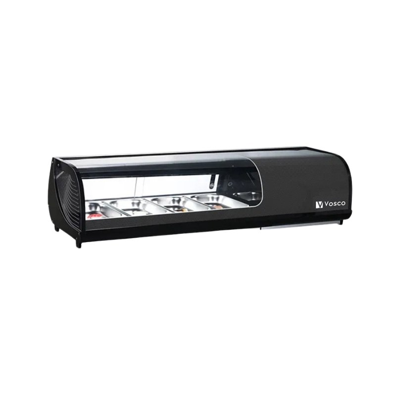 Vosco VFT-1500L2-S 6 Çekmeceli Saladbar - Siyah