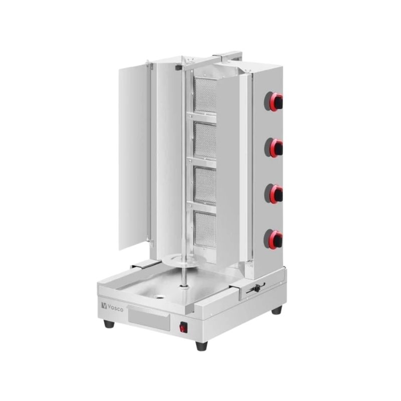 Vosco VKM-NG4R Döner Ocağı Alttan Motorlu 4 Radyan - Doğalgazlı