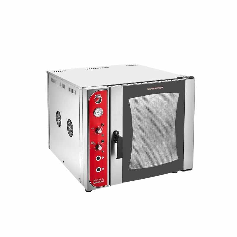 Işıkgaz Silverinox PT-6 40*60 cm 6 Tepsili Elektrikli Patisseri Fırın