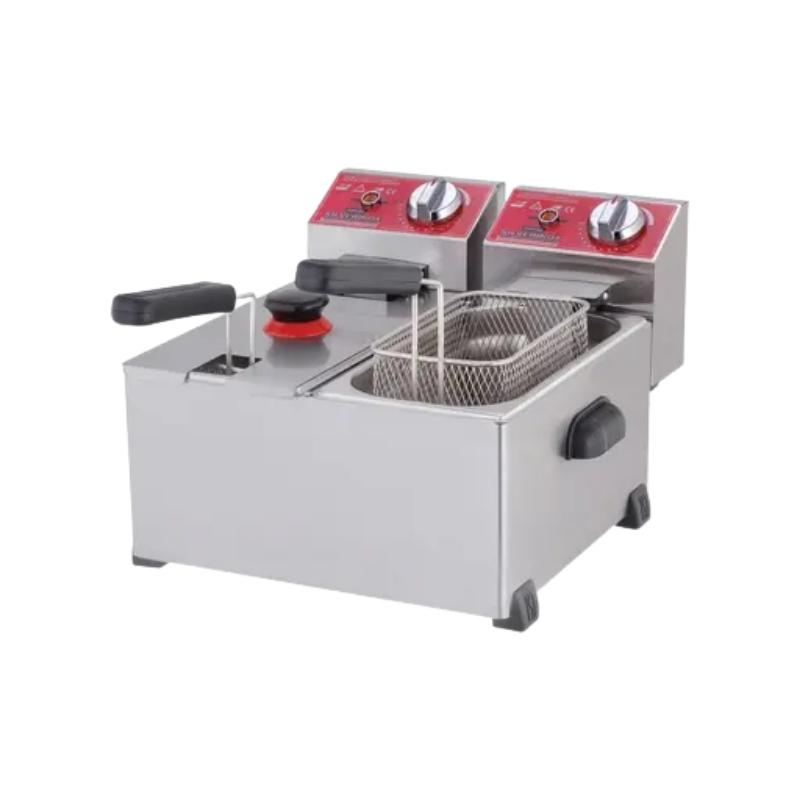 Işıkgaz Silverinox 2141 3+3 Litre Endüstriyel Elektrikli Fritöz