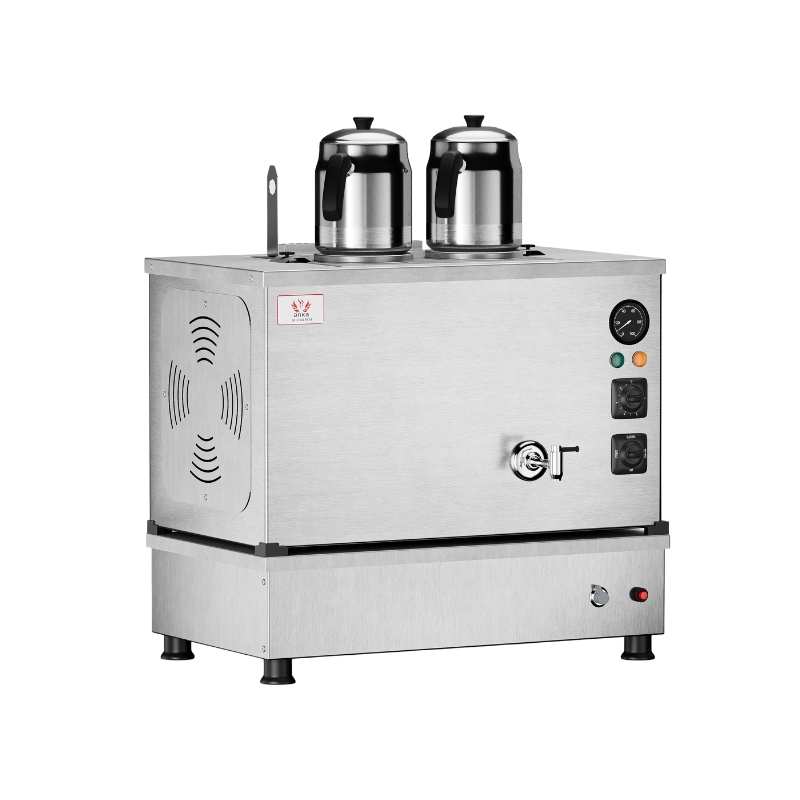 Anka IPPO-S2 Elektrik+Gazlı 2 Demlikli 20 Litre İnox Pro Plus Hibrit Smart Çay Makinesi