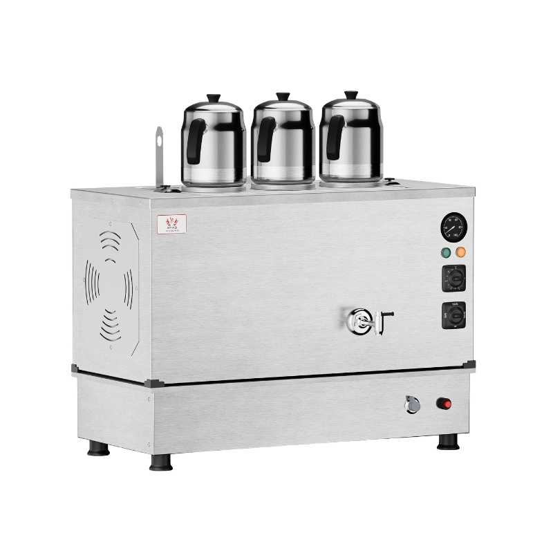 Anka IPPO-S3 Elektrik+Gazlı 3 Demlikli 30 Litre İnox Pro Plus Hibrit Smart Çay Makinesi