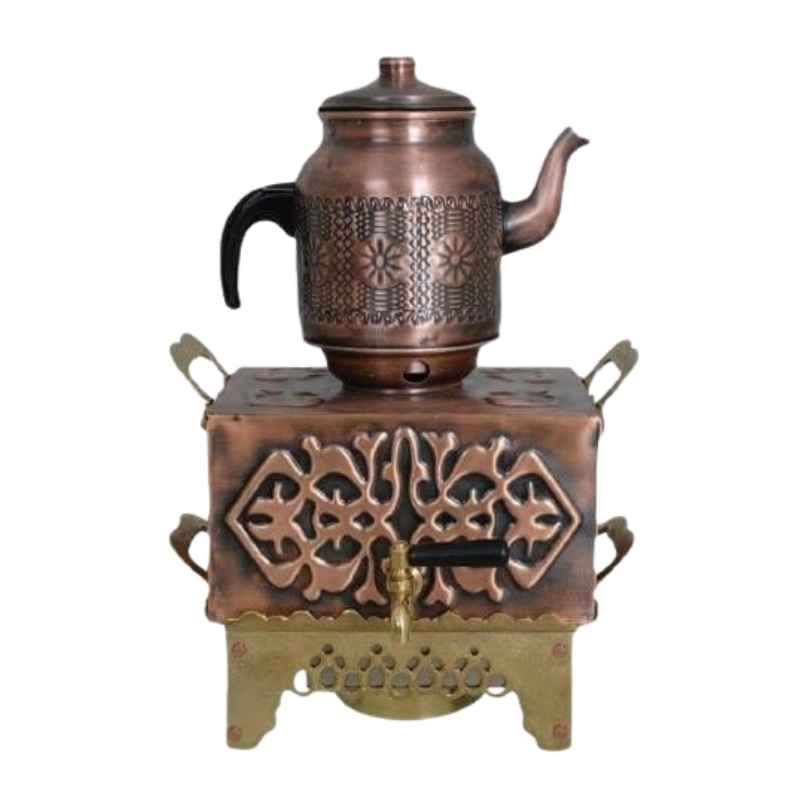 Anka ANK.JÇS05 1.5+5 Litre Masaüstü Jelli Bakır Çay Sunum Makinesi 