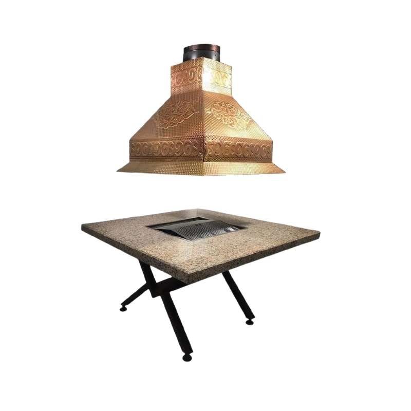 Anka GRN2 130x130 Cm Masa Tipi Bakır Pro Ocakbaşı