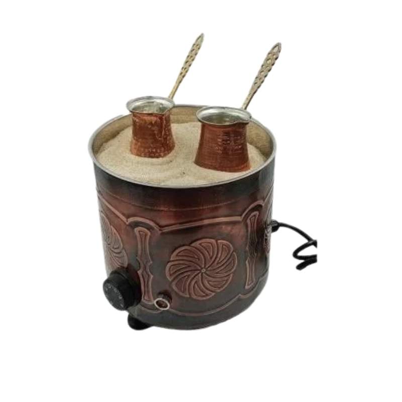 Anka KKM2-Y  Ø30x20 Cm Yuvarlak Kumda Kahve Makinası 