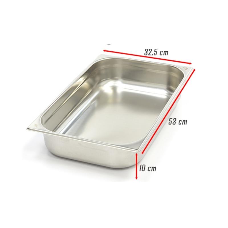 Bilgeinox 6005657 GN 1/1-100 mm Standart Paslanmaz Gastronorm Küvet