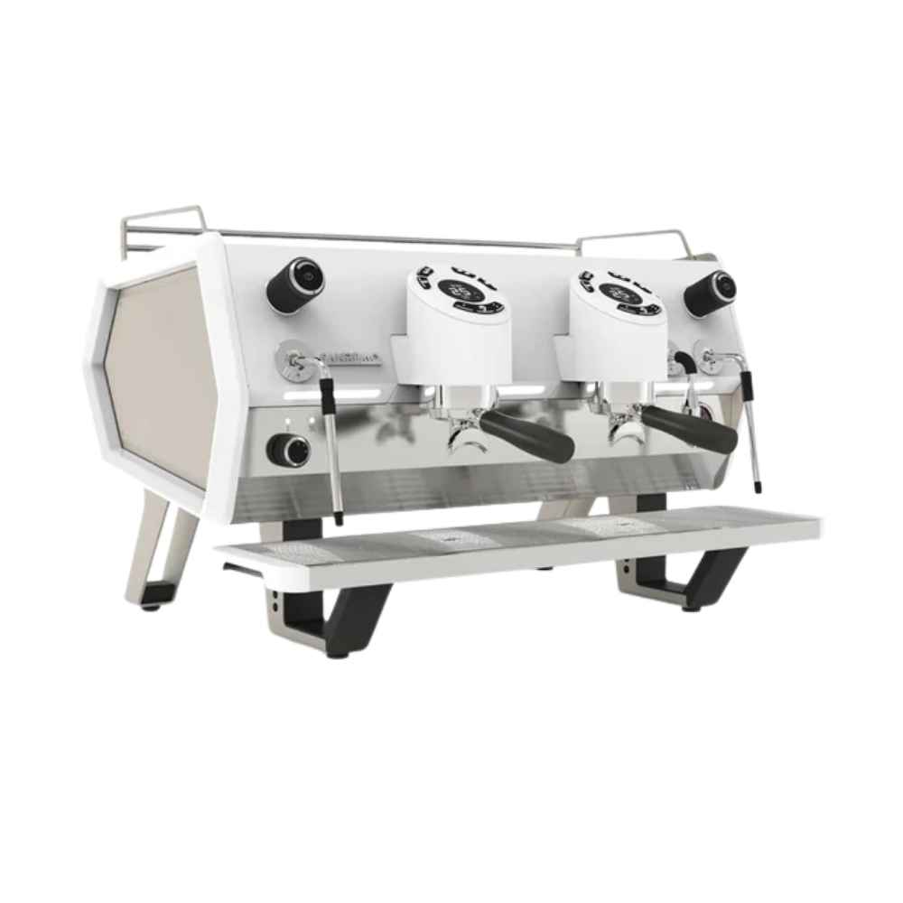 Sanremo D8 2 Gruplu Tam Otomatik Espresso Kahve Makinesi - Şampanya & Beyaz