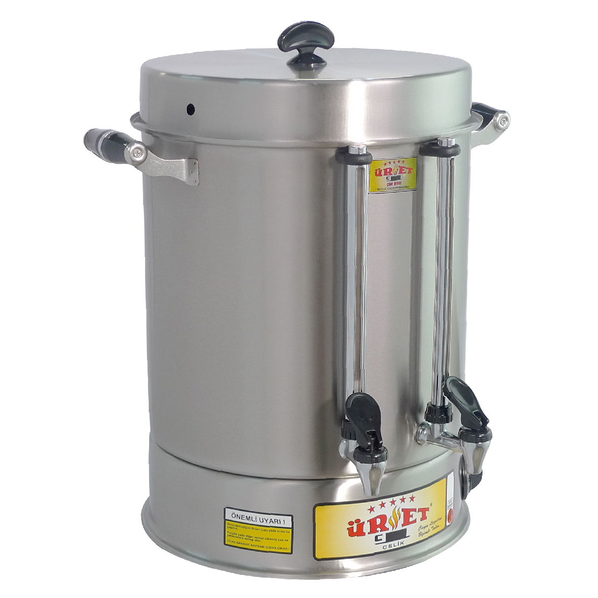 Üret MCM 160 14 Litre 160 Bardak Kapasiteli Metal Musluklu Çay Makinesi Paslanmaz Çelik