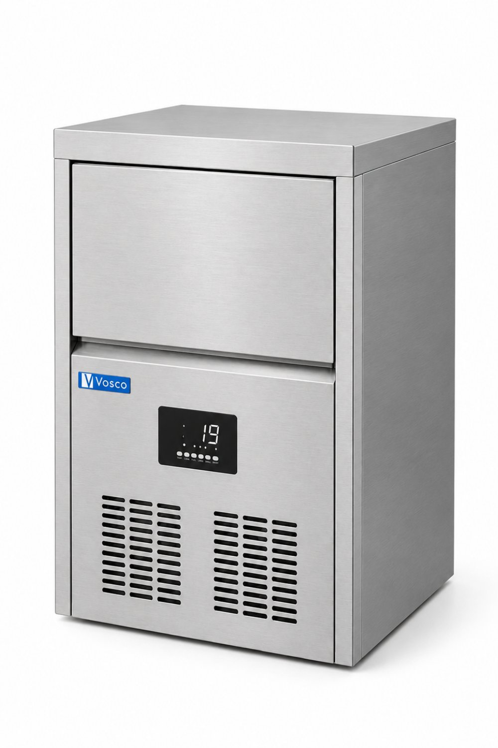 Vosco 25 Kg/Gün Küp Buz Makinesi - 10 Kg Hazneli Yerli Üretim Profesyonel Buz Makinesi