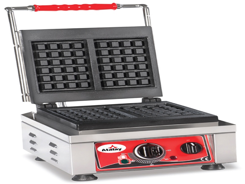 ATALAY Elektrikli Waffle Makinesi, Tekli Kare, AWM-2401