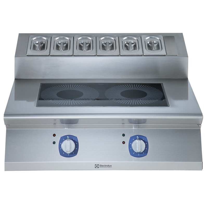 ELECTROLUX Professional 700XP Set Üstü HP Endüksiyon Ocak, Garnitür Üniteli, 2 Zonlu, 5 kW, 371023-E7INEH2F0P