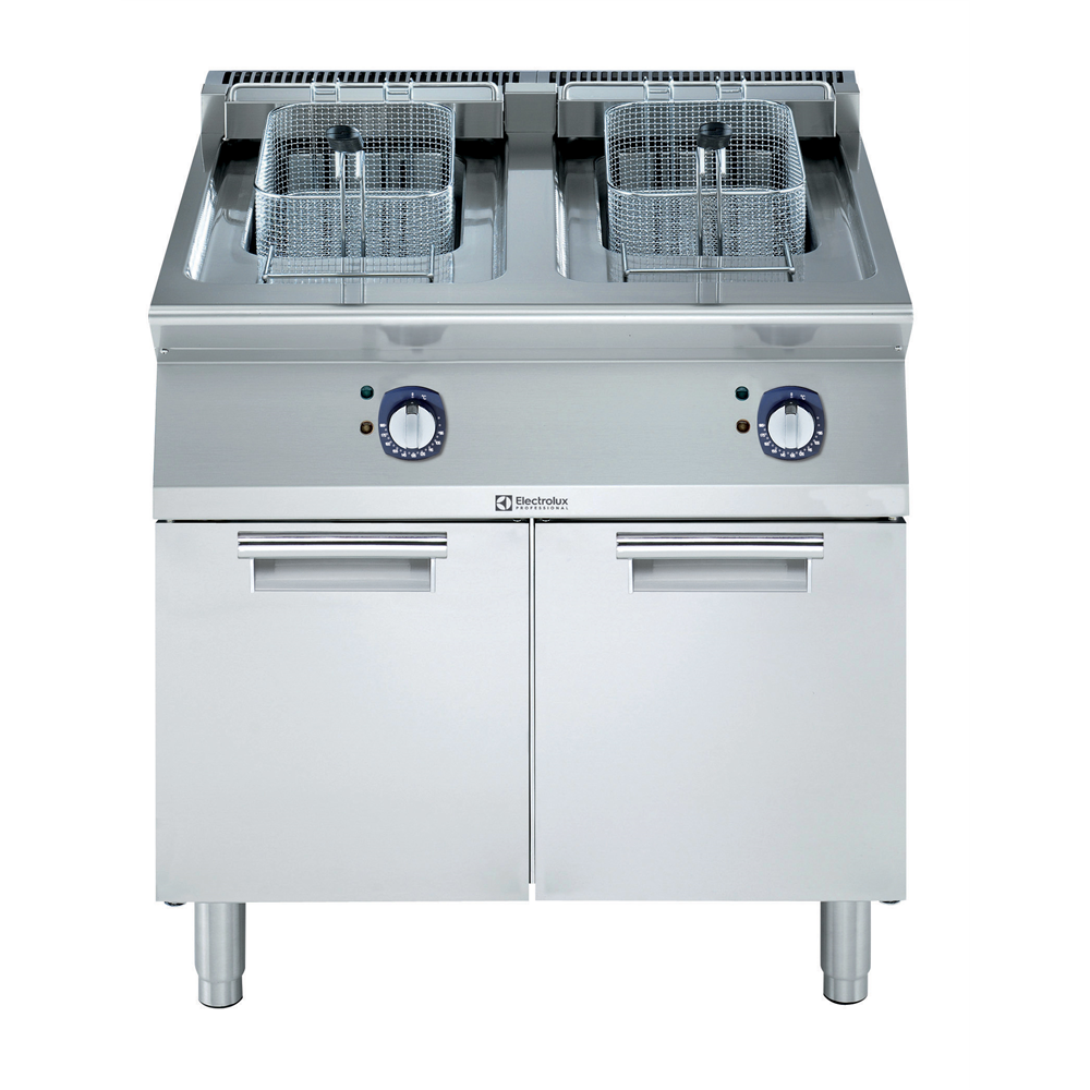 ELECTROLUX Professional 700XP Fritöz, Elektrikli, 2 Hazneli, Dolaplı, 14 lt+14 lt, 371085-E7FREH2FF0