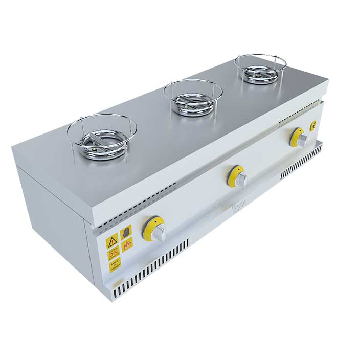 BEKA Ekoset Tek Yanışlı Künefe Ocağı, 3x1'li, EK720101