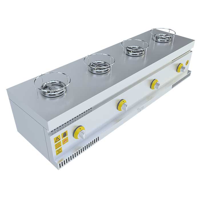 BEKA Ekoset Tek Yanışlı Künefe Ocağı, 4x1'li, EK920102