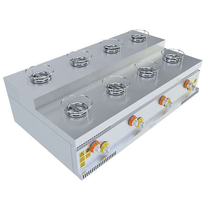 BEKA Ekoset Tek Yanışlı Künefe Ocağı, Basamaklı, 8x1'li, EK150132