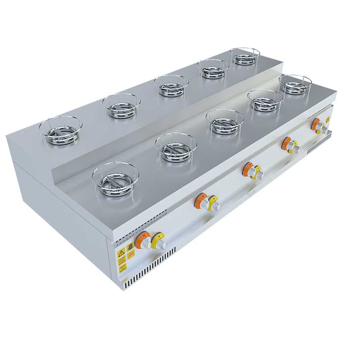 BEKA Ekoset Tek Yanışlı Künefe Ocağı, Basamaklı, 10x1'li, EK150133