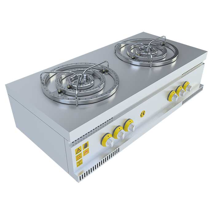 BEKA EkosetÜç Yanışlı Künefe Ocağı, 2x3'lü, EK140142