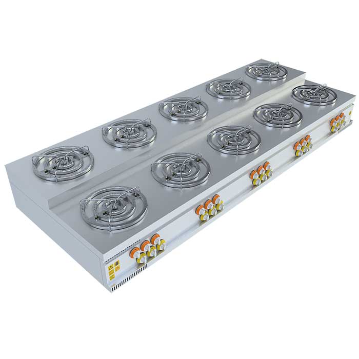 BEKA Ekoset Üç Yanışlı Künefe Ocağı, Basamaklı, 10x3'lü, EK280154