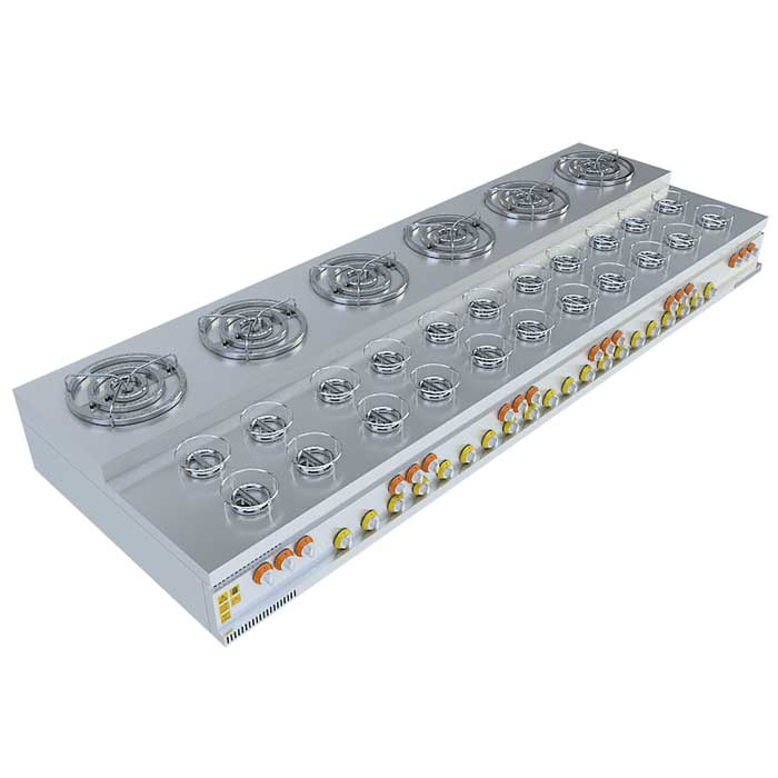 BEKA Ekoset Kombinasyon Yanışlı Künefe Ocağı, Basamaklı, (6x3)+(22x1), EK280180