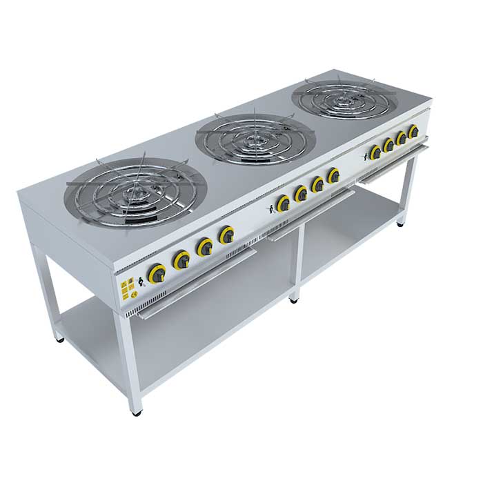 BEKA Ekoset Su Böreği Ocağı, Gazlı, Motorlu, Taban Raflı, 7,2 kW, EK270253