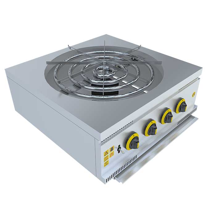 BEKA Ekoset Set Üstü Su Böreği Ocağı, Gazlı, Motorlu, 2,4 kW, EK770201