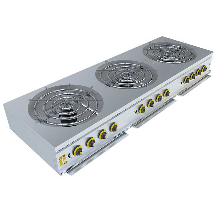 BEKA Ekoset Set Üstü Su Böreği Ocağı, Gazlı, Motorlu, 7,2 kW, EK270203