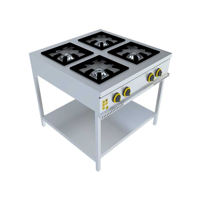 BEKA Ekoset Midi Ocak, Taban Raflı, 4'lü, EK990885