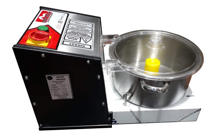 SÜPER MİKSER Soğan Makinesi, Paslanmaz, 5 Lt, SM-101 