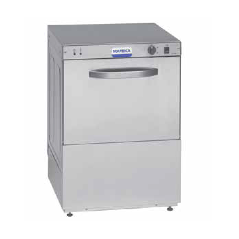 MATEKA 500TB/SA Set Altı Bulaşık Yıkama Makinesi, Drenaj Pompalı, 500 Tabak