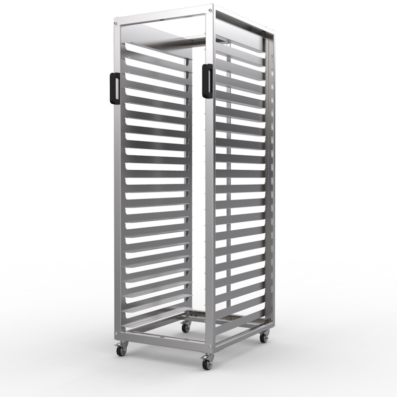 MATEKA Tepsi Taşıma Arabası, 15 Tepsi, 40x60 cm