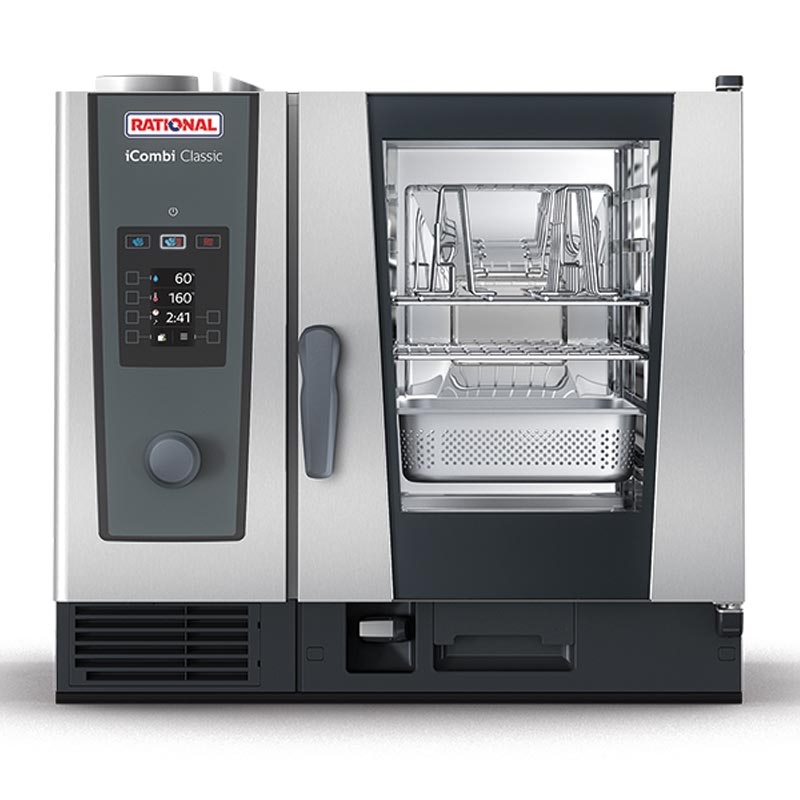 RATIONAL iCombi Classic ICC61E Kombi Konveksiyon Fırın, Elektrikli, 6xGN1/1