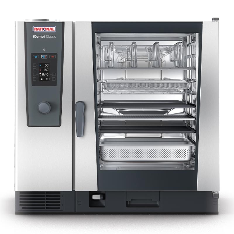 RATIONAL iCombi Classic ICC102G Kombi Konveksiyon Fırın, Gazlı, 10xGN2/1
