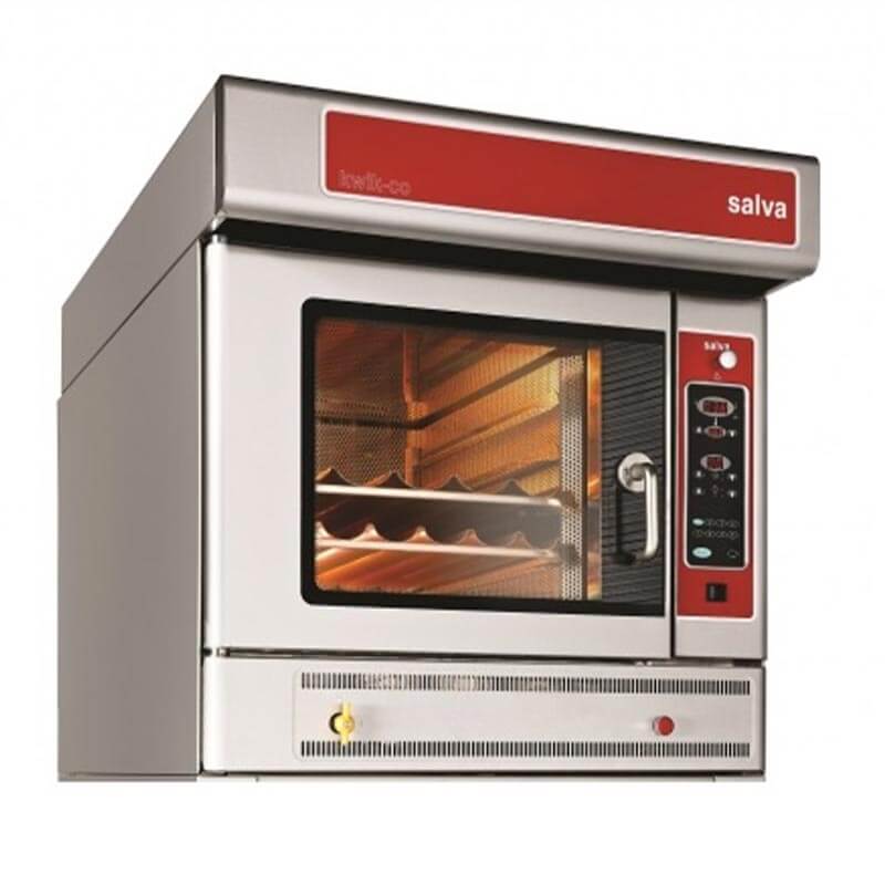 SALVA KWIK-CO Serisi KX5G+H Patisserie Fırını, 40x60 Cm 5 Tepsi Kapasiteli, Gazlı