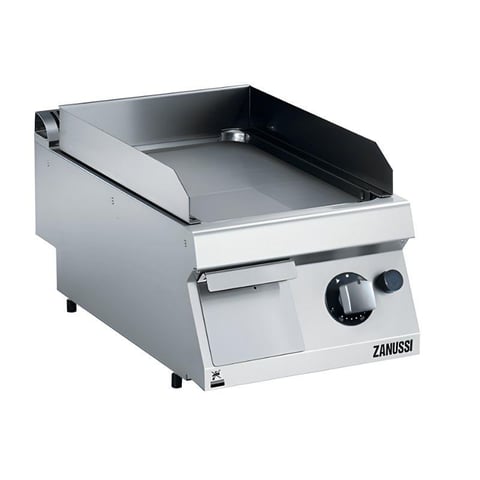 ZANUSSI 372037 Evo 700 Set Üstü Izgara, Gazlı, Düz, Krom Pleytli, 400x700x250 mm