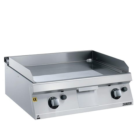 ZANUSSI 372038 Evo 700 Set Üstü Izgara, Gazlı, Düz, Krom Pleytli, 800x700x250 mm