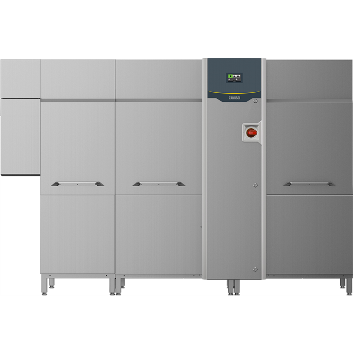 ZANUSSI 536023 Konveyörlü Bulaşık Yıkama Makinesi, Çoklu Durulamalı, Enerji Tasarruf Cihazı, Durulama Sistemi, Soldan Sağa, 3600 tabak/saat