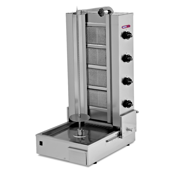 MAYAPAZ M-DOG5-A Döner Ocağı, Gazlı, Alttan Motorlu, 5 Radyanlı
