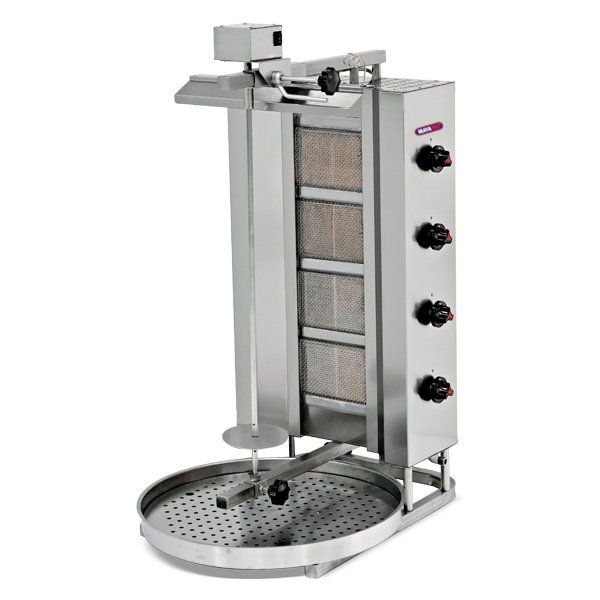 MAYAPAZ M-DOG3-Ü Döner Ocağı, Gazlı, Üstten Motorlu, 3 Radyanlı