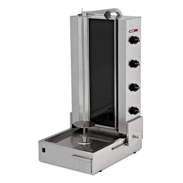 MAYAPAZ M-DOE5-A Camlı Döner Ocağı, Elektrikli, Alttan Motorlu, 5 Radyanlı
