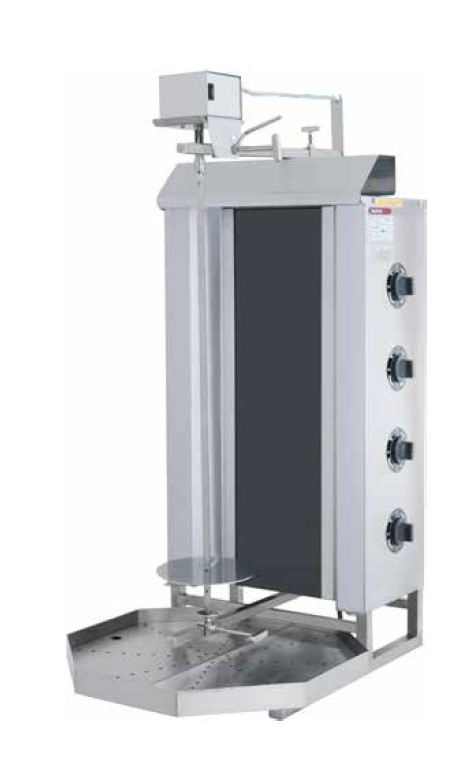 MAYAPAZ M-DOE4-Ü Camlı Döner Ocağı, Elektrikli, Üstten Motorlu, 4 Radyanlı
