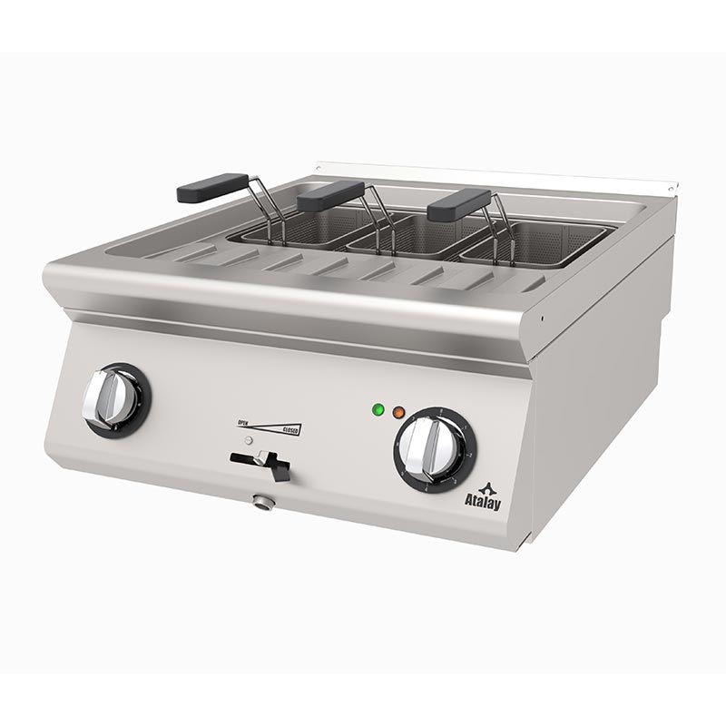 ATALAY AMP-673 Makarna Haşlama Makinesi, Elektrikli, 3 Sepetli, Seri 730