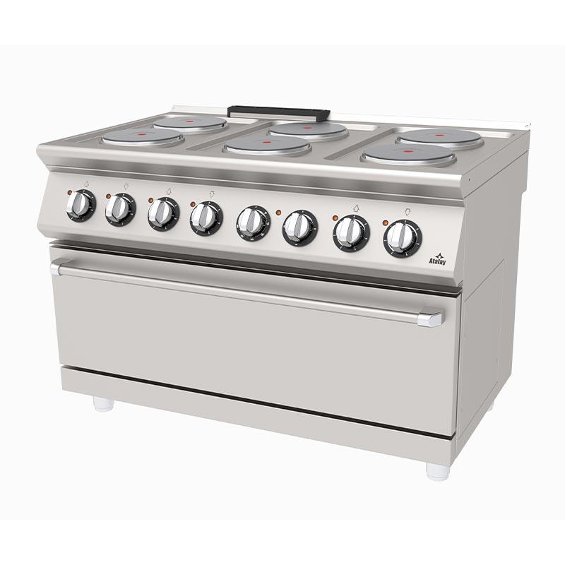 ATALAY AEK-1273 Kuzine, Elektrikli, 6 Gözlü, Seri 730